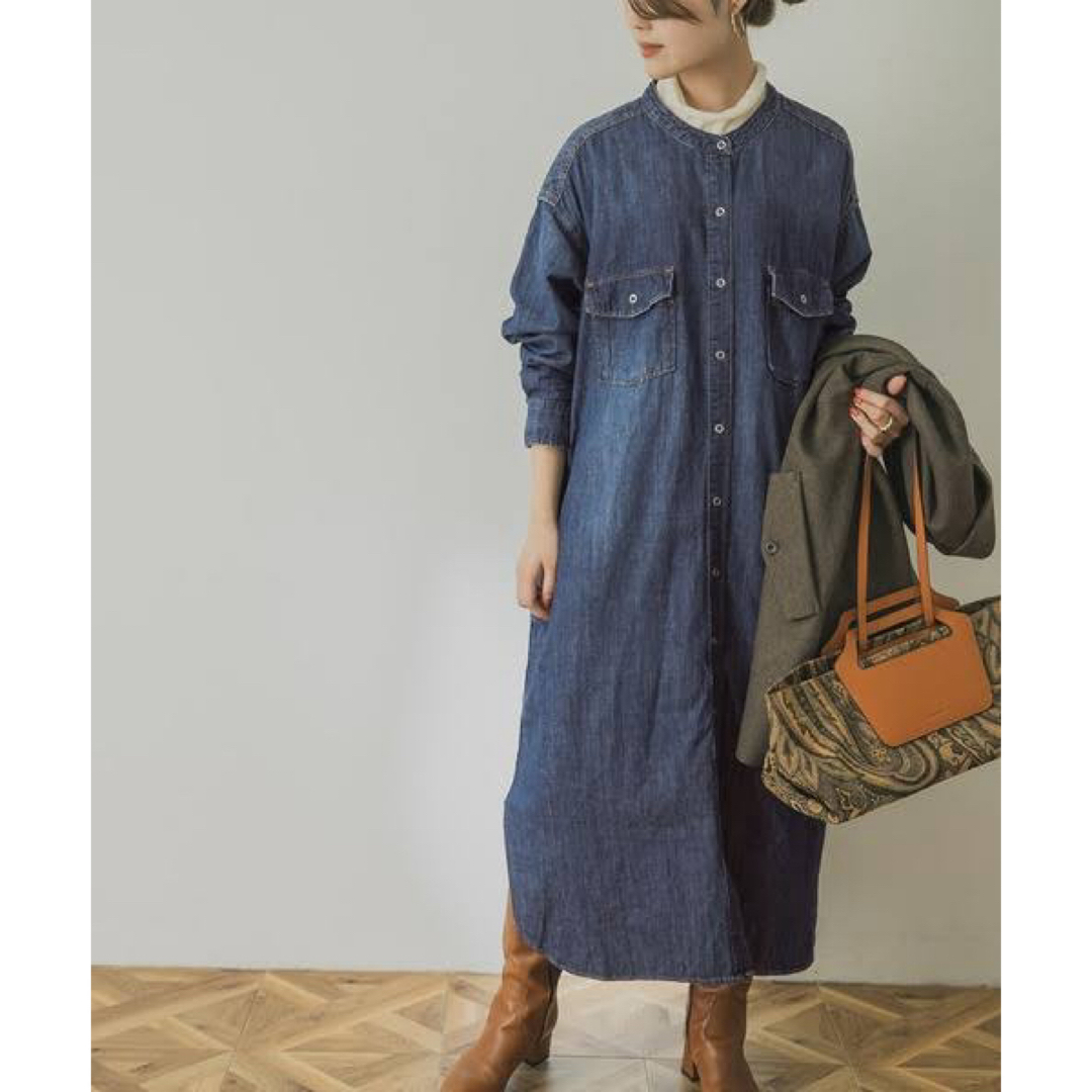 URBAN RESEARCH - 美品!アーバンリサーチバンドカラーデニム URBAN RESEARCH - 美品!アーバンリサーチバンドカラーデニム