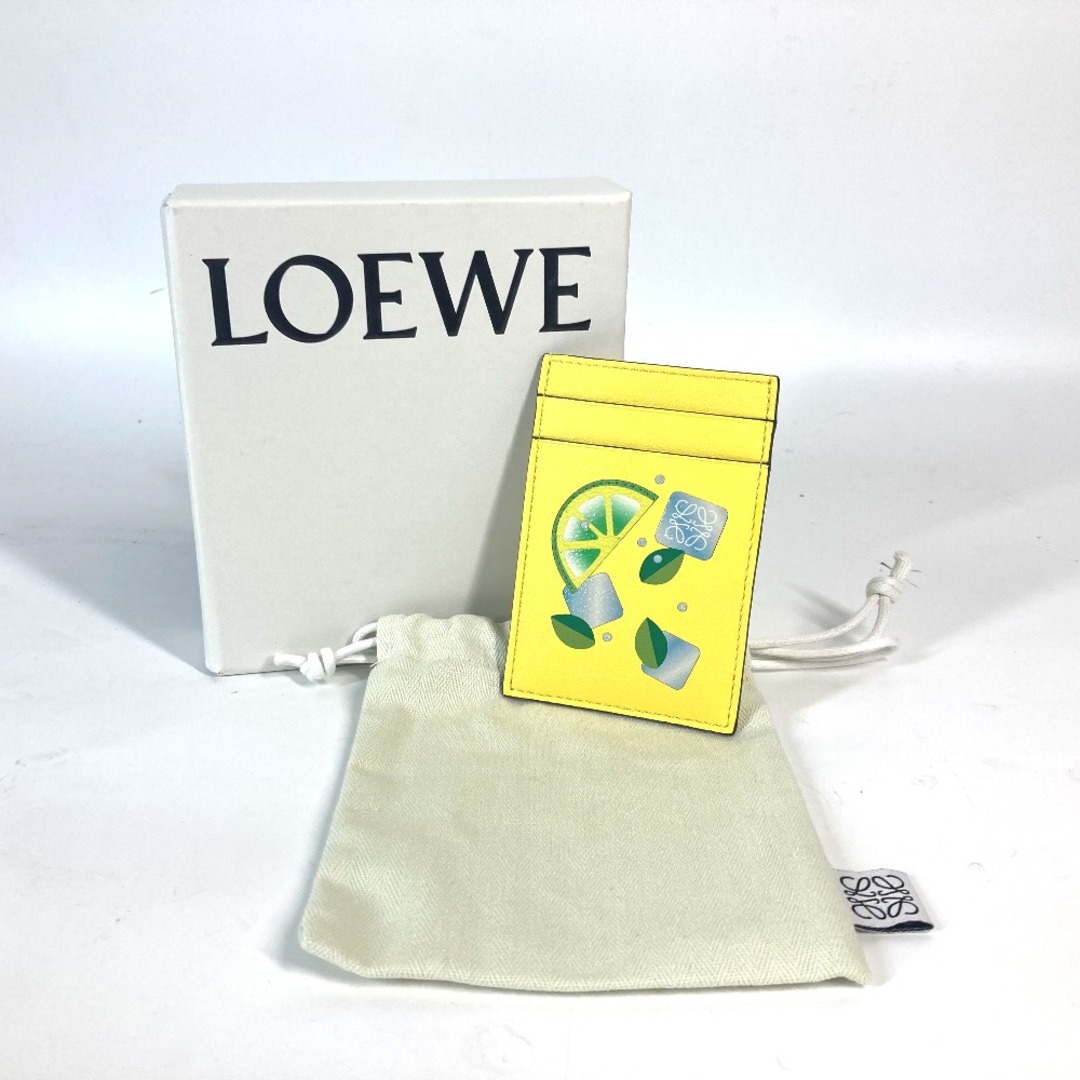 LOEWE - ロエベ LOEWE アナグラム ロゴ ストーン付き 縦型 名刺 LOEWE - ロエベ LOEWE アナグラム ロゴ ストーン付き 縦型 名刺