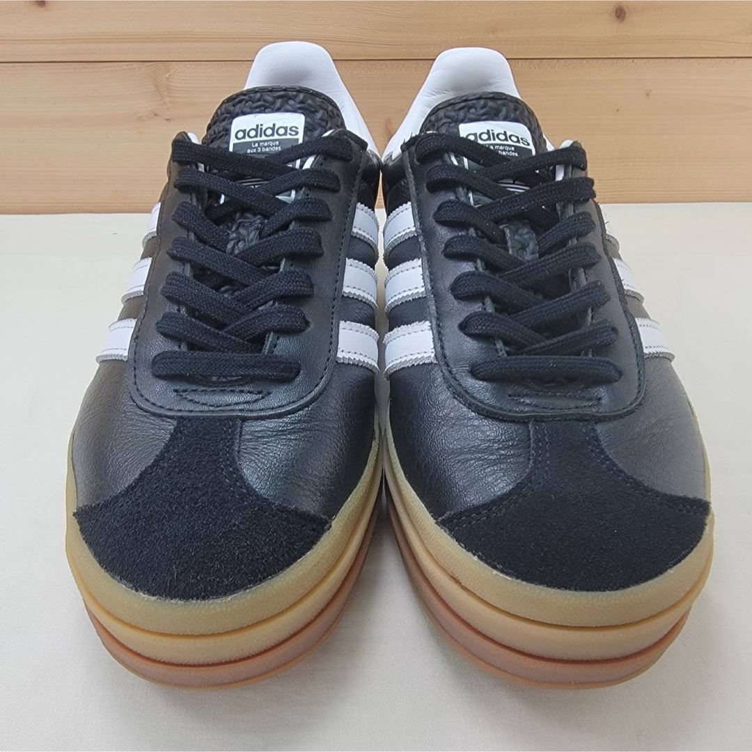adidas - アディダス ガゼル ボールド アトモス ブラック/ガム adidas - アディダス ガゼル ボールド アトモス ブラック/ガム