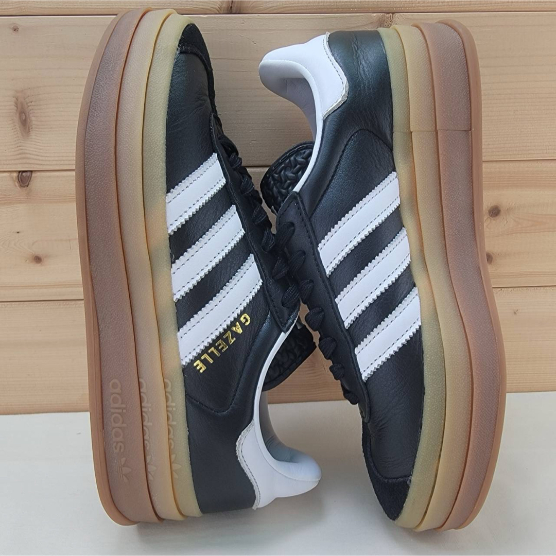adidas - アディダス ガゼル ボールド アトモス ブラック/ガム adidas - アディダス ガゼル ボールド アトモス ブラック/ガム