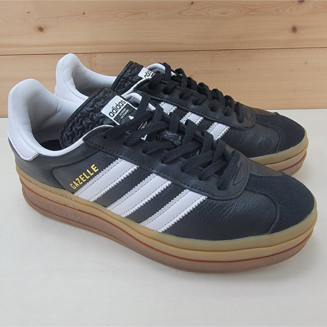 adidas - アディダス ガゼル ボールド アトモス ブラック/ガム adidas - アディダス ガゼル ボールド アトモス ブラック/ガム