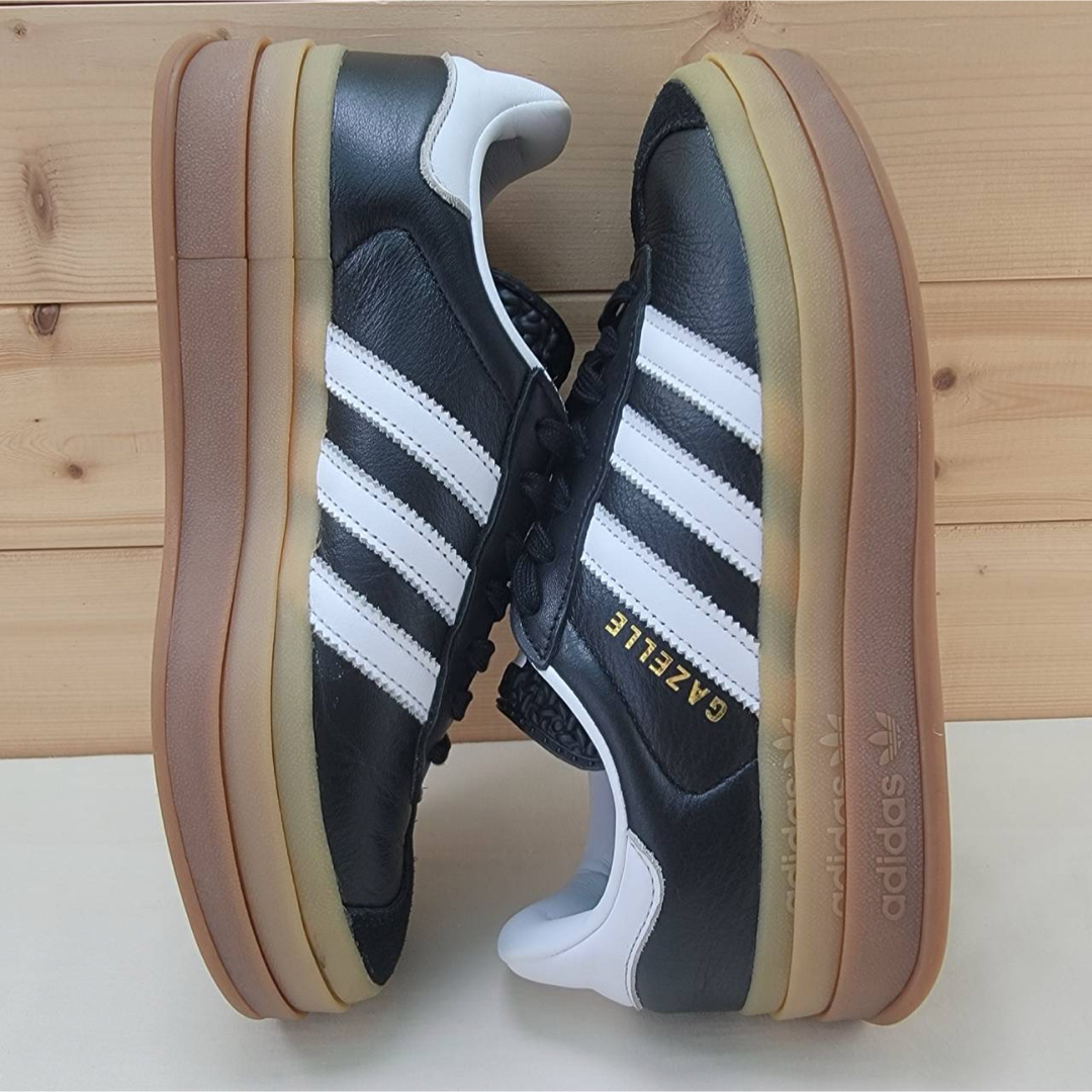 adidas - アディダス ガゼル ボールド アトモス ブラック/ガム adidas - アディダス ガゼル ボールド アトモス ブラック/ガム