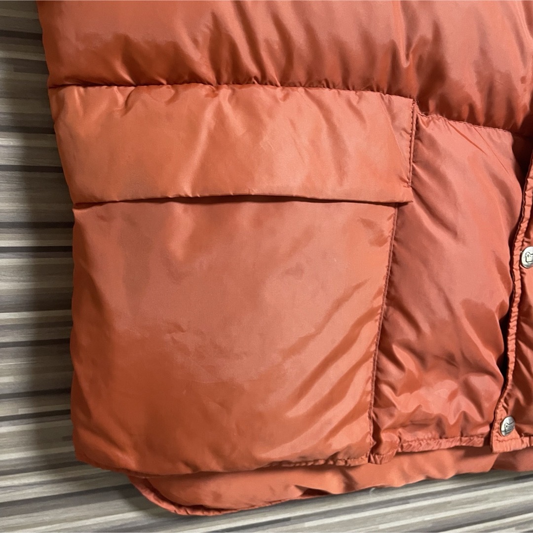 ウールリッチ ダウンベスト USA製 白タグ 70s オレンジ XL ウールリッチ ダウンベスト USA製 白タグ 70s オレンジ XL