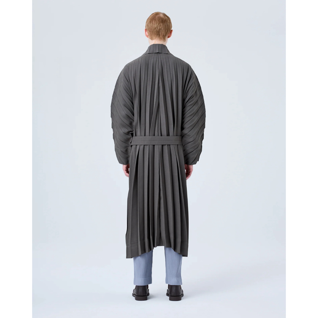 ISSEY MIYAKE - オムプリッセ エッジコート ダブルトレンチ ISSEY MIYAKE - オムプリッセ エッジコート ダブルトレンチ