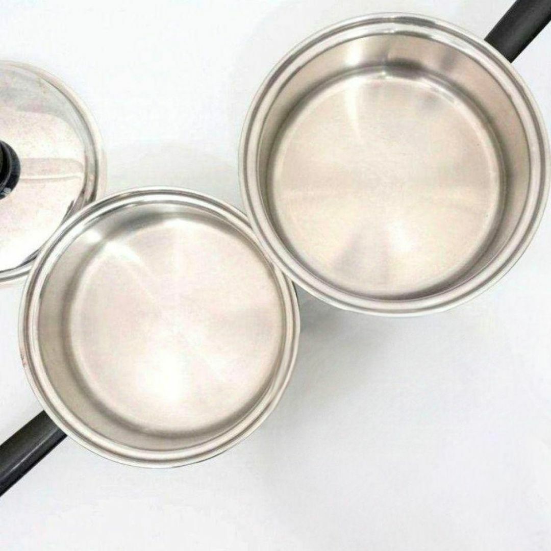 アムウェイ 美品 大 中 ソースパン インダクションレンジ対応 アムウェイ 美品 大 中 ソースパン インダクションレンジ対応
