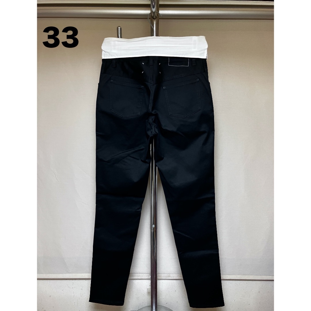 Maison Margiela（旧Maison Martin Margiela） - 新品 33 定価8.8万 23aw マルジェラ コットンパンツ 黒 6851
