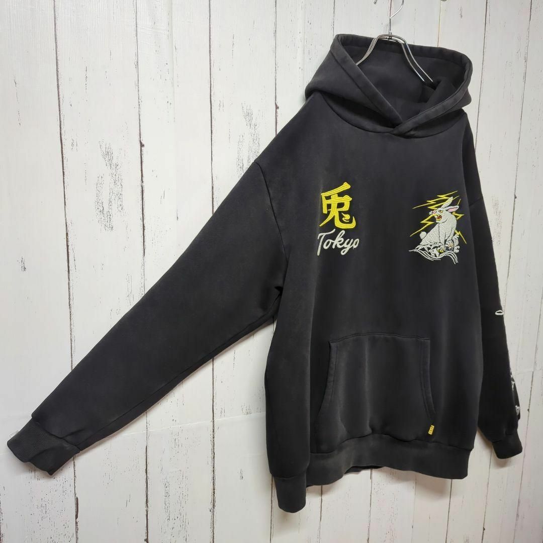 FR2 - 【即完売モデル】 FR2 両面刺繍 頭狂色情兎 希少サイズ FR2 - 【即完売モデル】 FR2 両面刺繍 頭狂色情兎 希少サイズ
