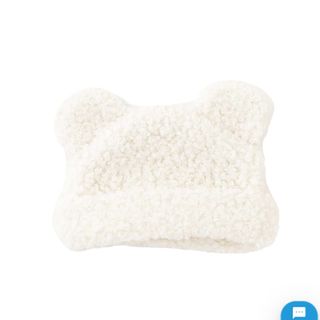スリーコインズ(3COINS)のぬい耳付きボア帽子：10cm(その他)