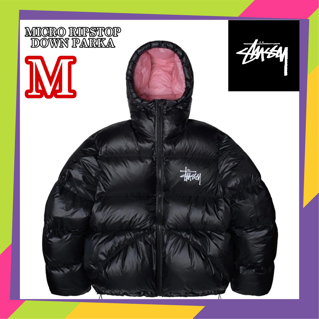 STUSSY - Stussy MICRO RIPSTOP DOWN PARKA ダウン Mの通販 by STUSSY - Stussy MICRO RIPSTOP DOWN PARKA ダウン Mの通販 by