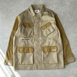 Dickies - 新品 Dickies Lサイズ ワークジャケット ベージュの Dickies - 新品 Dickies Lサイズ ワークジャケット ベージュの