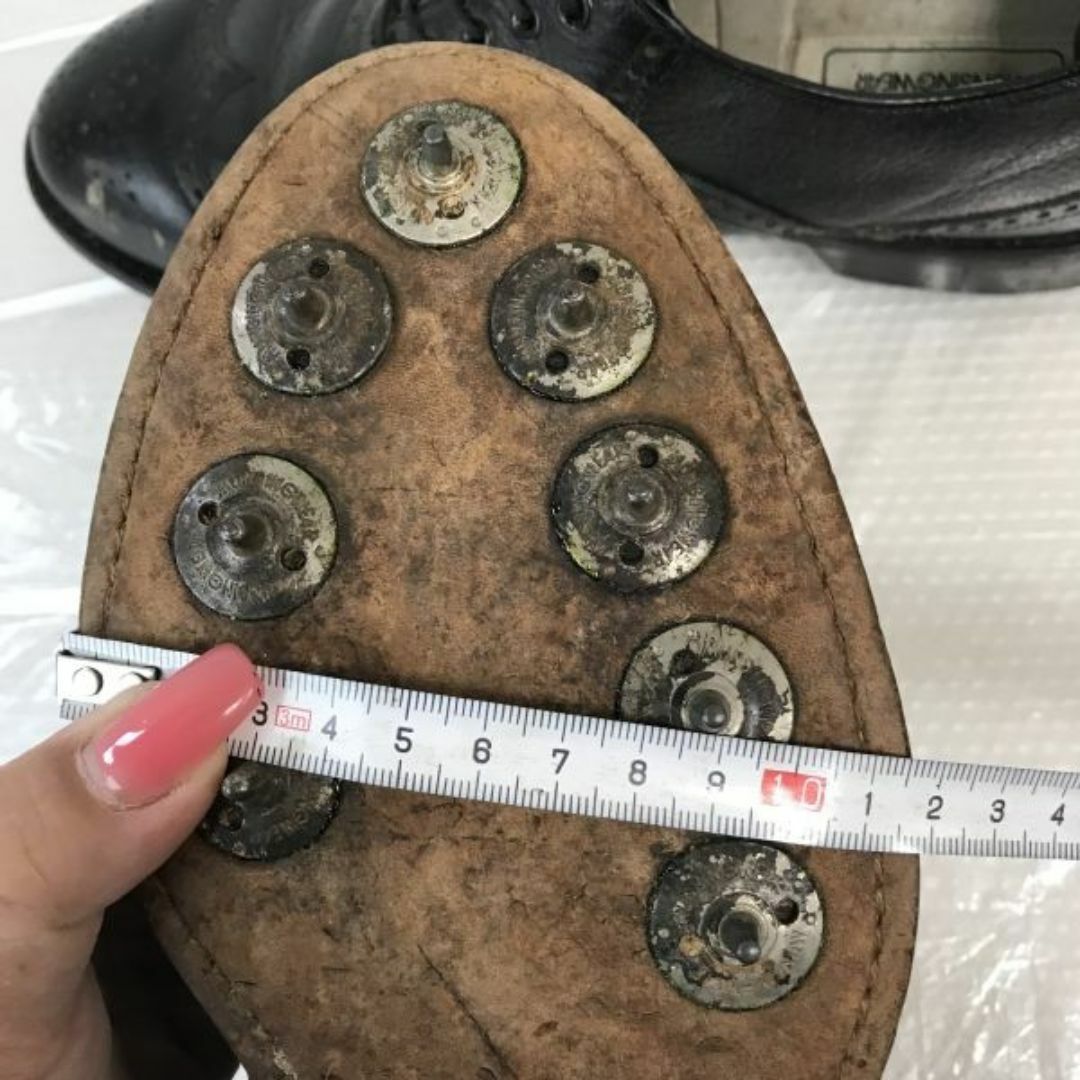 売れ筋がひ贈り物! Vintage☆MUNSING WEAR/マンシングウェア☆スチールスパイク 25.5cm