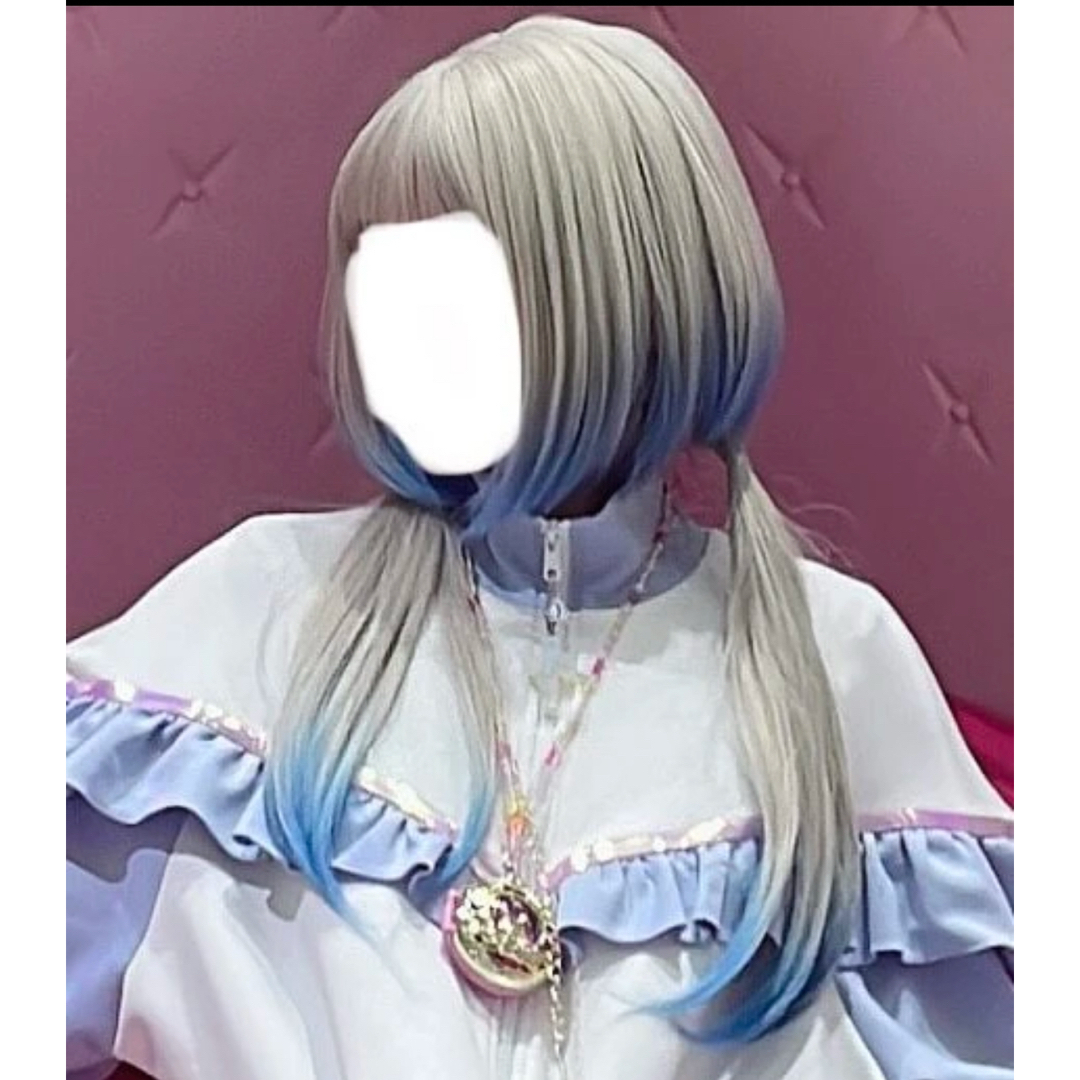 お値引中♡天使界隈 サブカル系 地雷系 量産型 フルウイッグ 白 お値引中♡天使界隈 サブカル系 地雷系 量産型 フルウイッグ 白