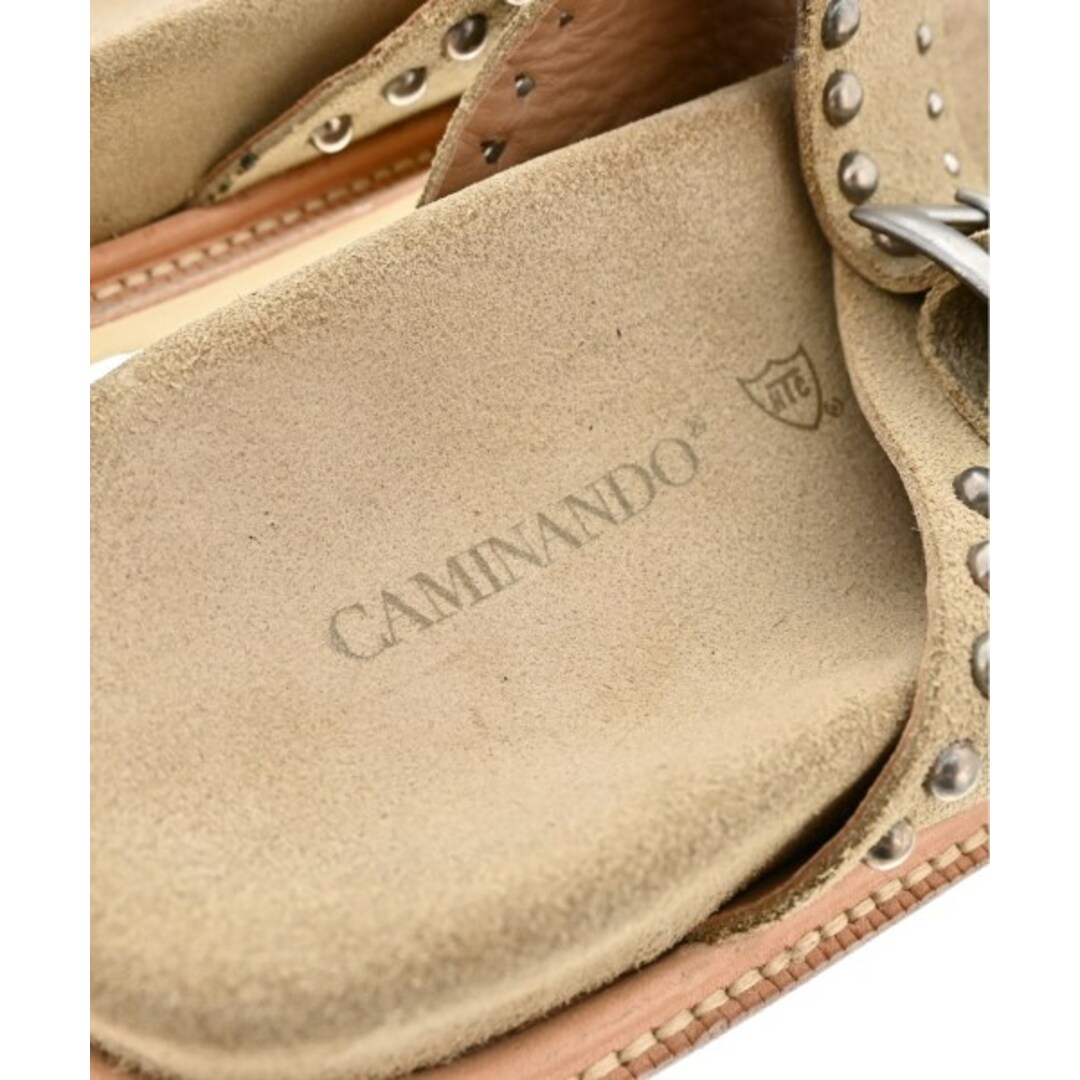 CAMINANDO - CAMINANDO カミナンド サンダル 26cm ベージュ CAMINANDO - CAMINANDO カミナンド サンダル 26cm ベージュ