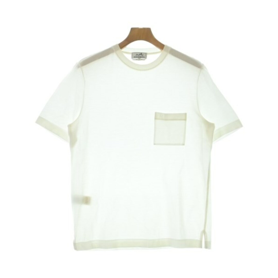 HERMES エルメス Tシャツ・カットソー M 白 【古着】 HERMES エルメス Tシャツ・カットソー M 白 【古着】
