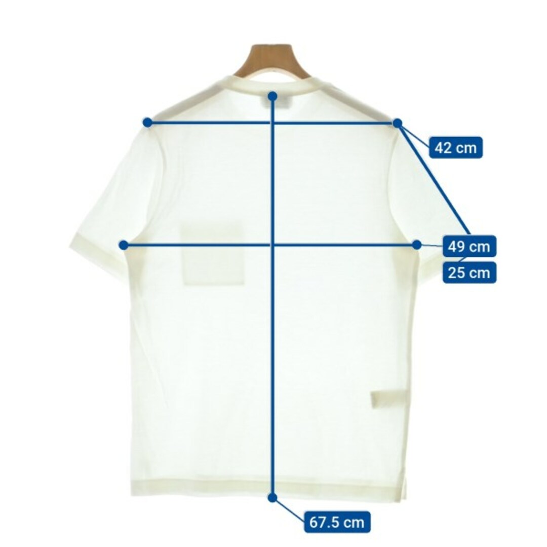HERMES エルメス Tシャツ・カットソー M 白 【古着】 HERMES エルメス Tシャツ・カットソー M 白 【古着】