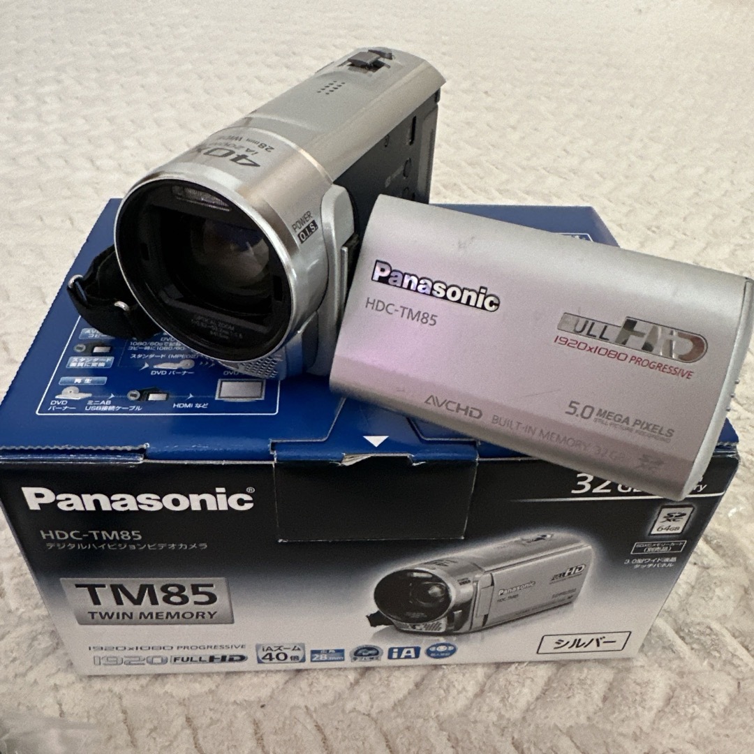 Panasonic デジタルハイビジョンビデオカメラ HDC-TM85 Panasonic デジタルハイビジョンビデオカメラ HDC-TM85
