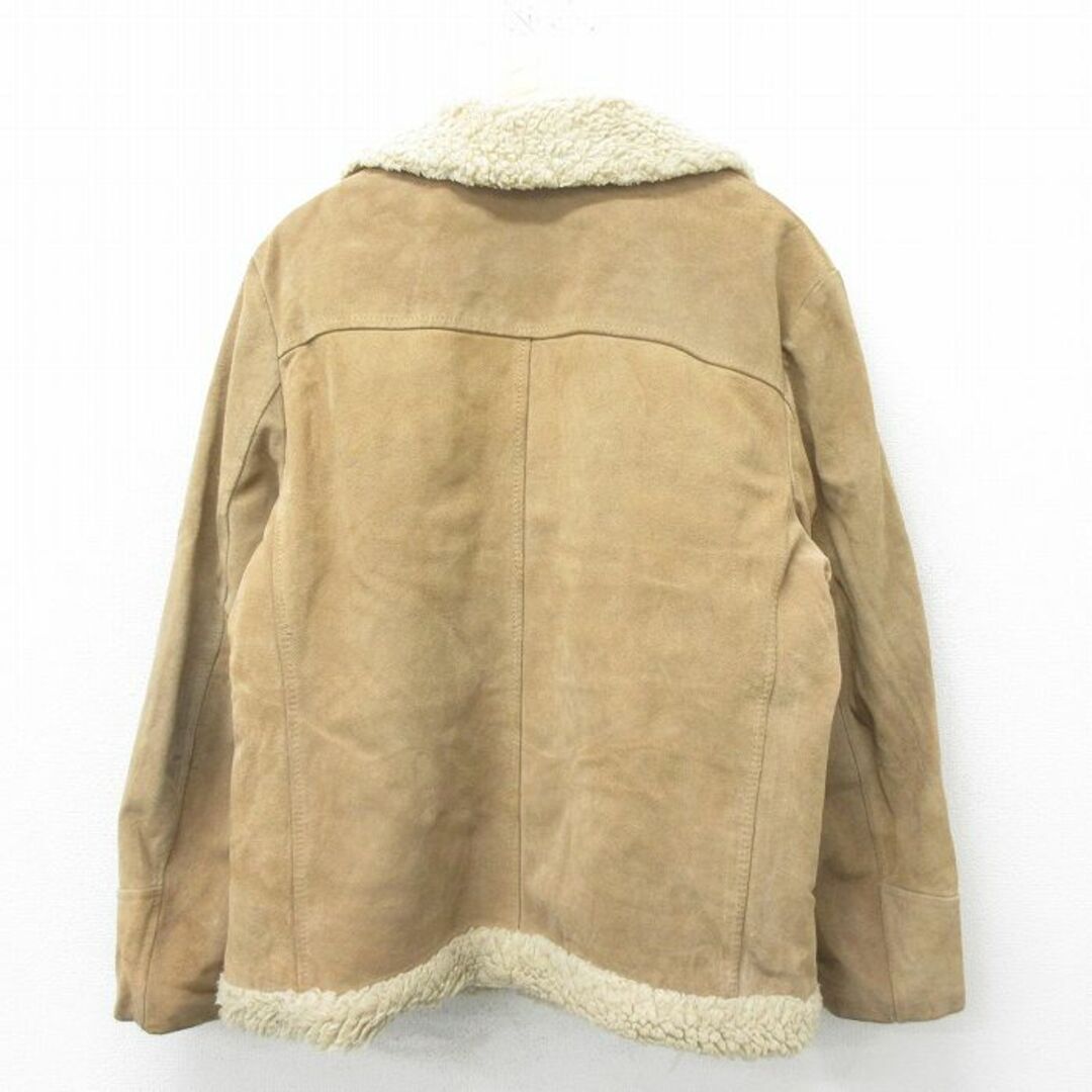 XL☆古着 シアーズ 長袖 スエード レザー ボア ジャケット XL☆古着 シアーズ 長袖 スエード レザー ボア ジャケット