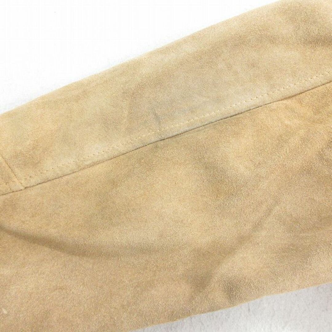 XL☆古着 シアーズ 長袖 スエード レザー ボア ジャケット XL☆古着 シアーズ 長袖 スエード レザー ボア ジャケット
