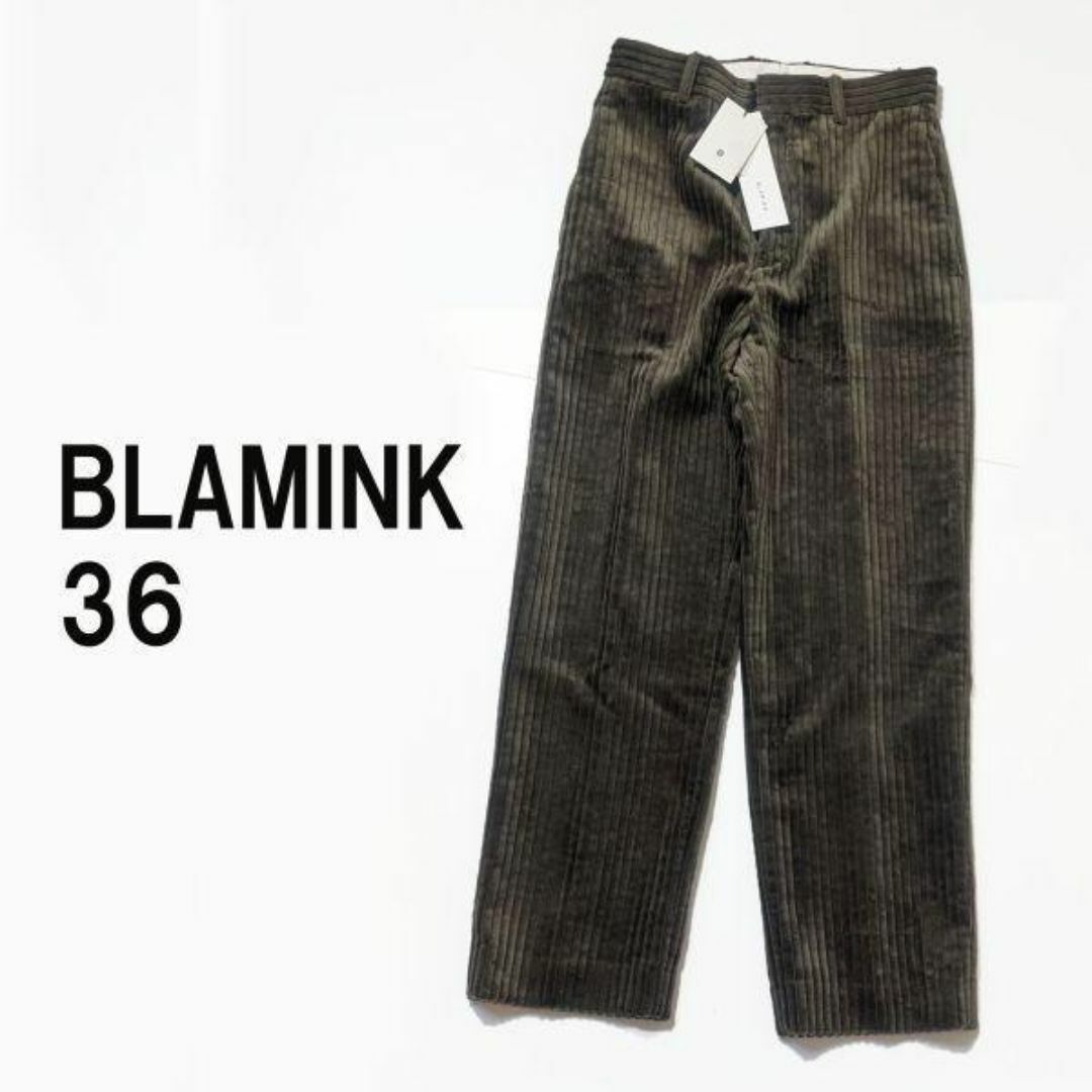BLAMINK - ブラミンク BLAMINK 36 コーデュロイパンツ オリーブ BLAMINK - ブラミンク BLAMINK 36 コーデュロイパンツ オリーブ