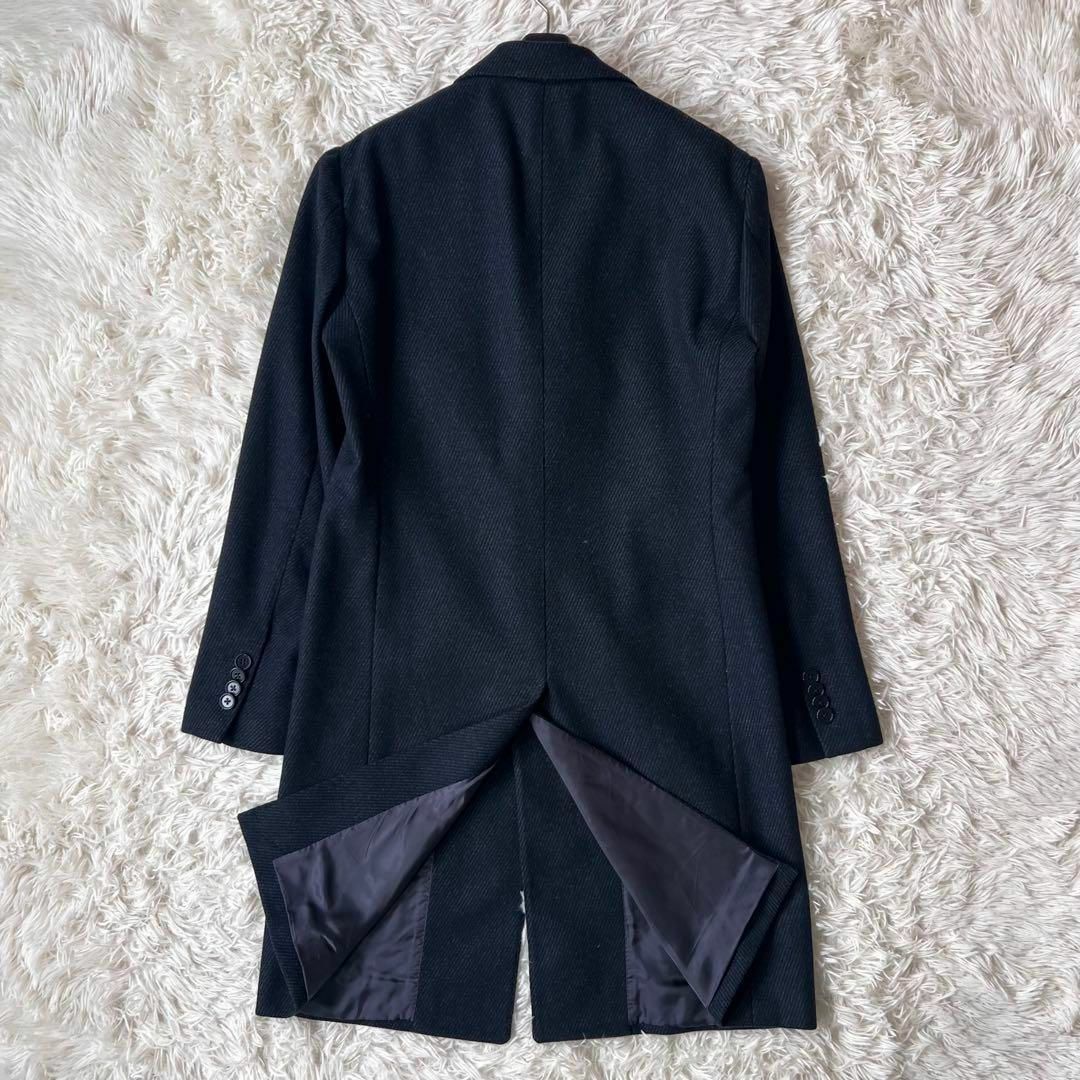 BEAMS F ウール スポルベリーノ コート チェスターコート ネイビー BEAMS F ウール スポルベリーノ コート チェスターコート ネイビー