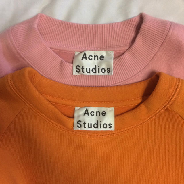 acne studios アクネストゥディオズ スウェット 黒 S サイドジップ