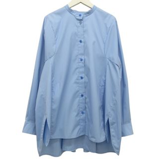 ENFOLD(シャツ/ブラウス(長袖/七分) ・ ブルー・ネイビー/青色 ENFOLD(シャツ/ブラウス(長袖/七分) ・ ブルー・ネイビー/青色