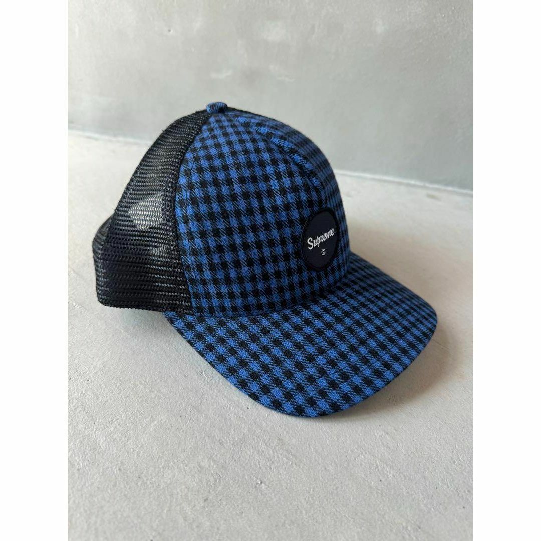 Supreme チェック柄 ワークキャップ Supreme ワークキャップ 紫 チェック柄 帽子