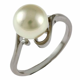 ミキモト(MIKIMOTO)のミキモト リング 指輪 11号 Pt950プラチナ アコヤパール レディース MIKIMOTO  中古(リング(指輪))