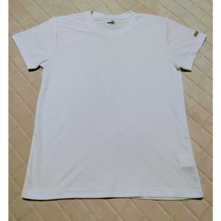 プーマ(PUMA)のPUMAホワイトTシャツメッシュ(Tシャツ/カットソー)