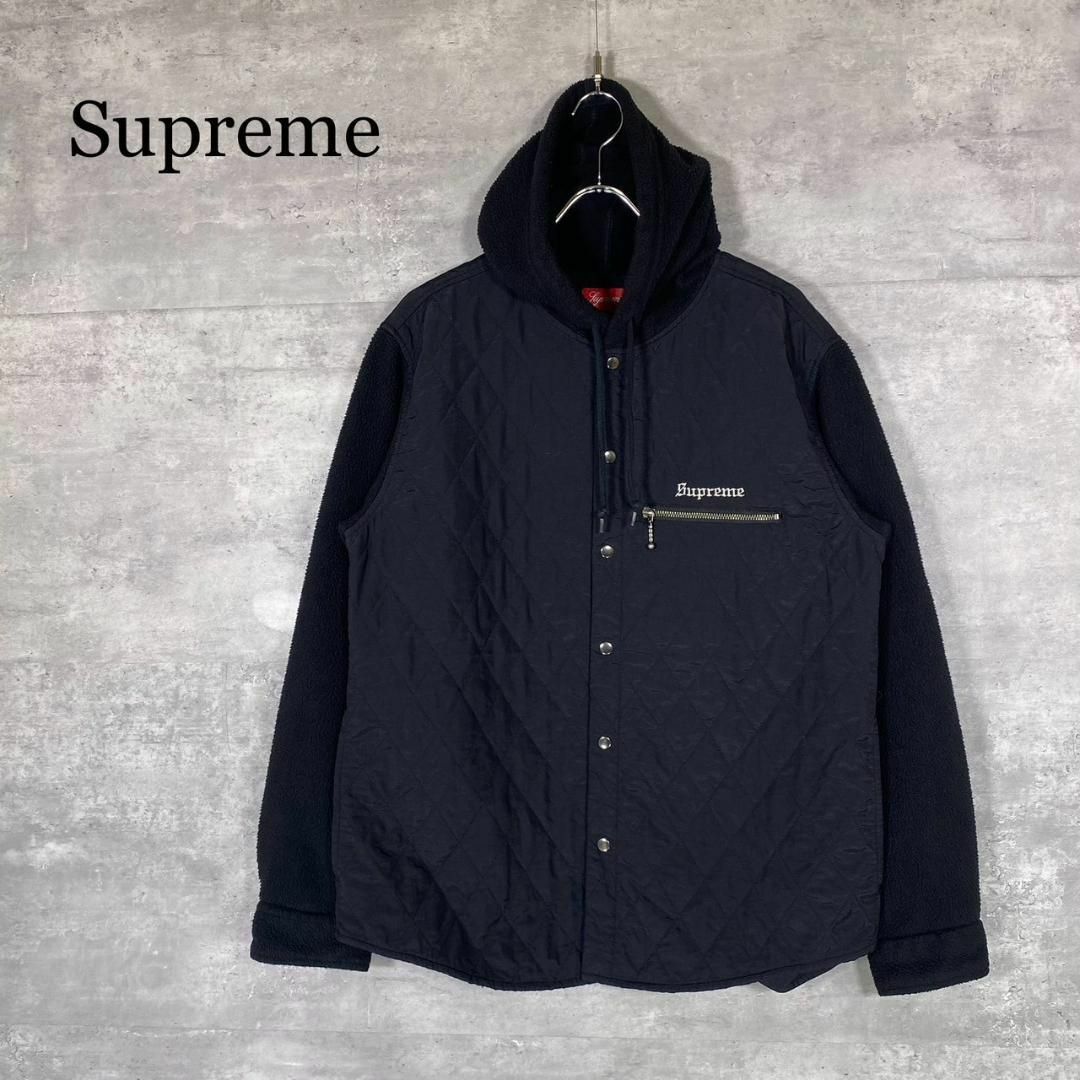 Supreme』シュプリーム (M) フードフリース ナイロン ジャケット Supreme』シュプリーム (M) フードフリース ナイロン ジャケット