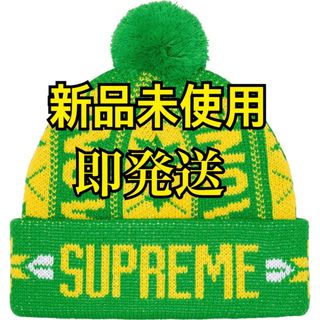シュプリーム(Supreme)のSupreme snow beanie シュプリーム　スノー　ビーニー緑(ニット帽/ビーニー)