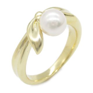 ミキモト(MIKIMOTO)のミキモト MIKIMOTO パール リング リング・指輪 ジュエリー K18（イエローゴールド） パール レディース ホワイト系 【中古】(リング(指輪))