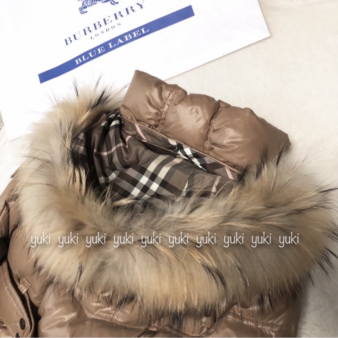 BURBERRY BLUE LABEL - バーバリーブルーレーベル ファー付き BURBERRY BLUE LABEL - バーバリーブルーレーベル ファー付き