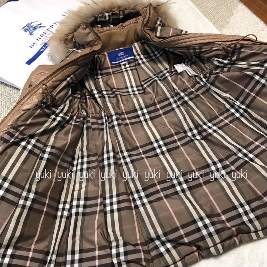 BURBERRY BLUE LABEL - バーバリーブルーレーベル ファー付き BURBERRY BLUE LABEL - バーバリーブルーレーベル ファー付き