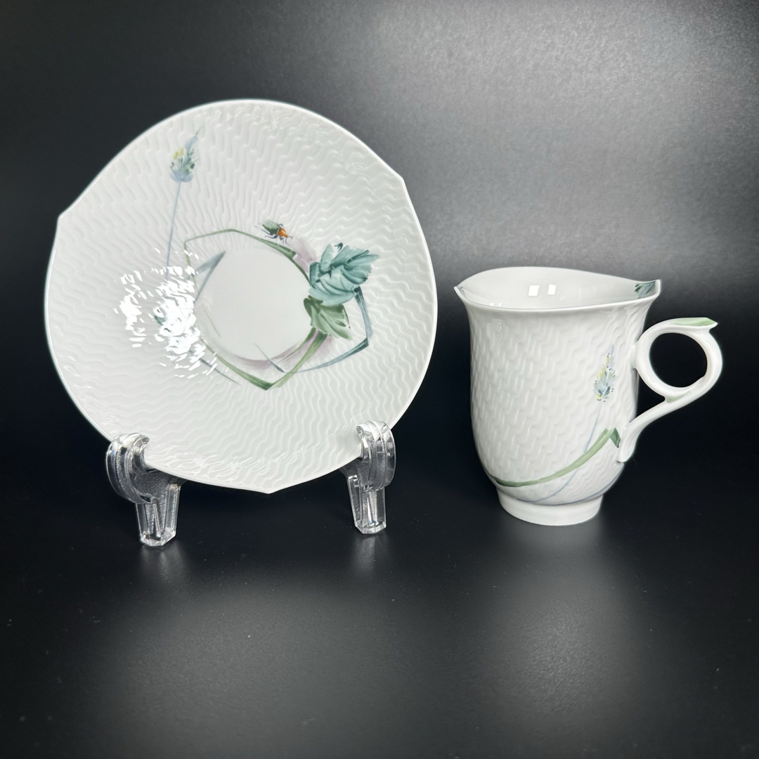 新品 マイセン 森の声 コーヒーカップ&ソーサー1客、1級品 食器 新品 マイセン 森の声 コーヒーカップ&ソーサー1客、1級品 食器