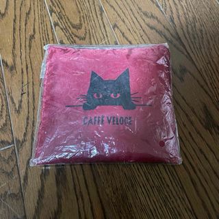 ベローチェ　黒猫　エコバッグ　赤(エコバッグ)