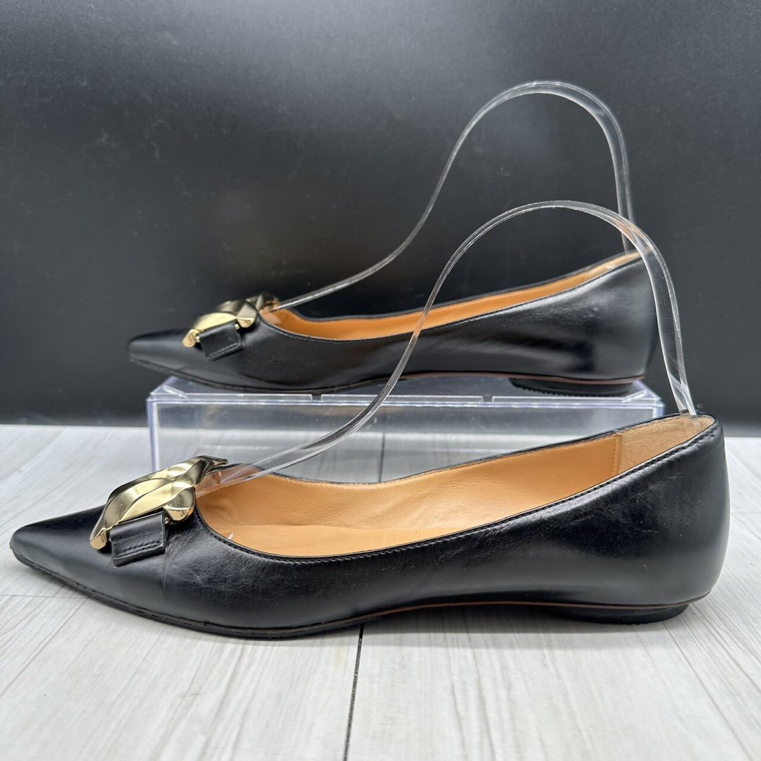 TOD'S】トッズ 23.5 フラットシューズ パンプス 36.5 レザー TOD'S】トッズ 23.5 フラットシューズ パンプス 36.5 レザー