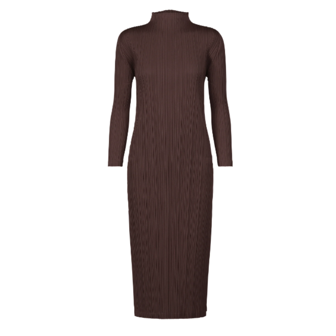 PLEATS PLEASE ISSEY MIYAKEハイネック長袖ワンピース