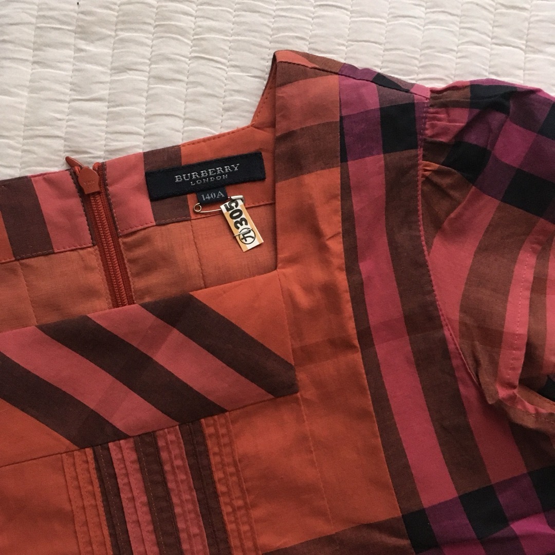 BURBERRY - 美品 140 バーバリー チェック ワンピースの通販 by BURBERRY - 美品 140 バーバリー チェック ワンピースの通販 by