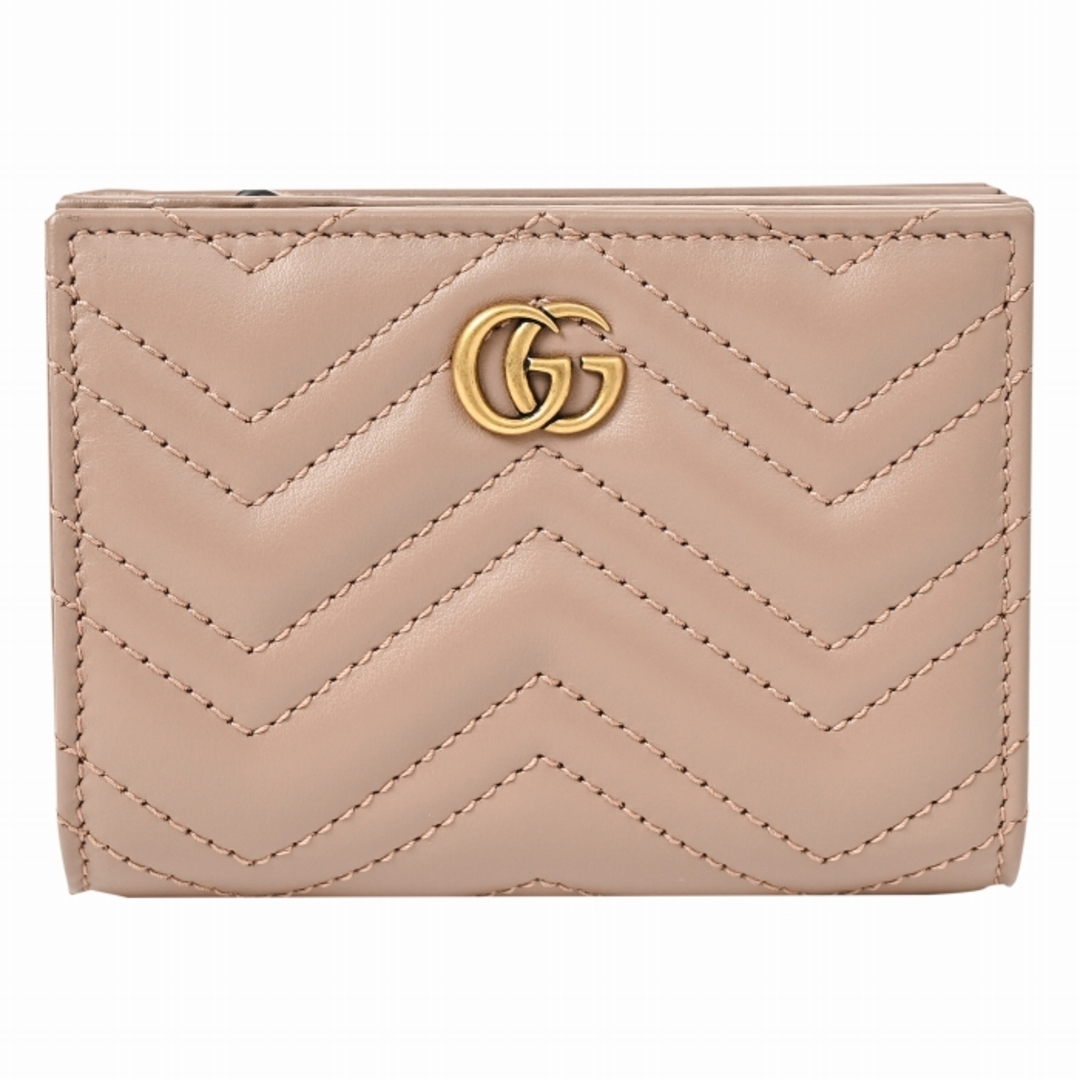 GUCCI - グッチ GUCCI 財布 二つ折り GG マーモント ウォレット GUCCI - グッチ GUCCI 財布 二つ折り GG マーモント ウォレット