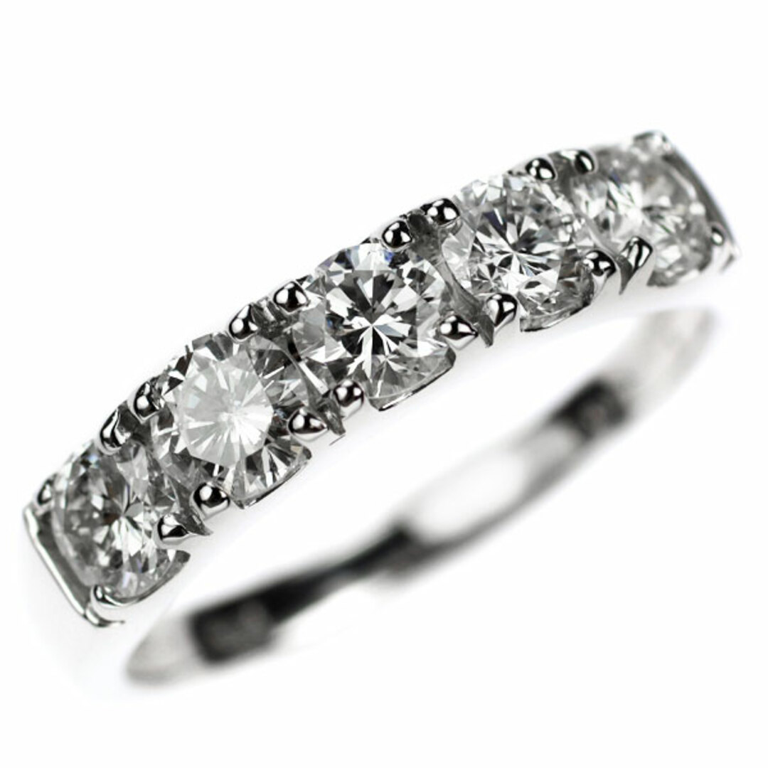 新品 Pt950 ダイヤモンド リング 1.083ct F-H I1 G-VG 一文字 新品 Pt950 ダイヤモンド リング 1.083ct F-H I1 G-VG 一文字
