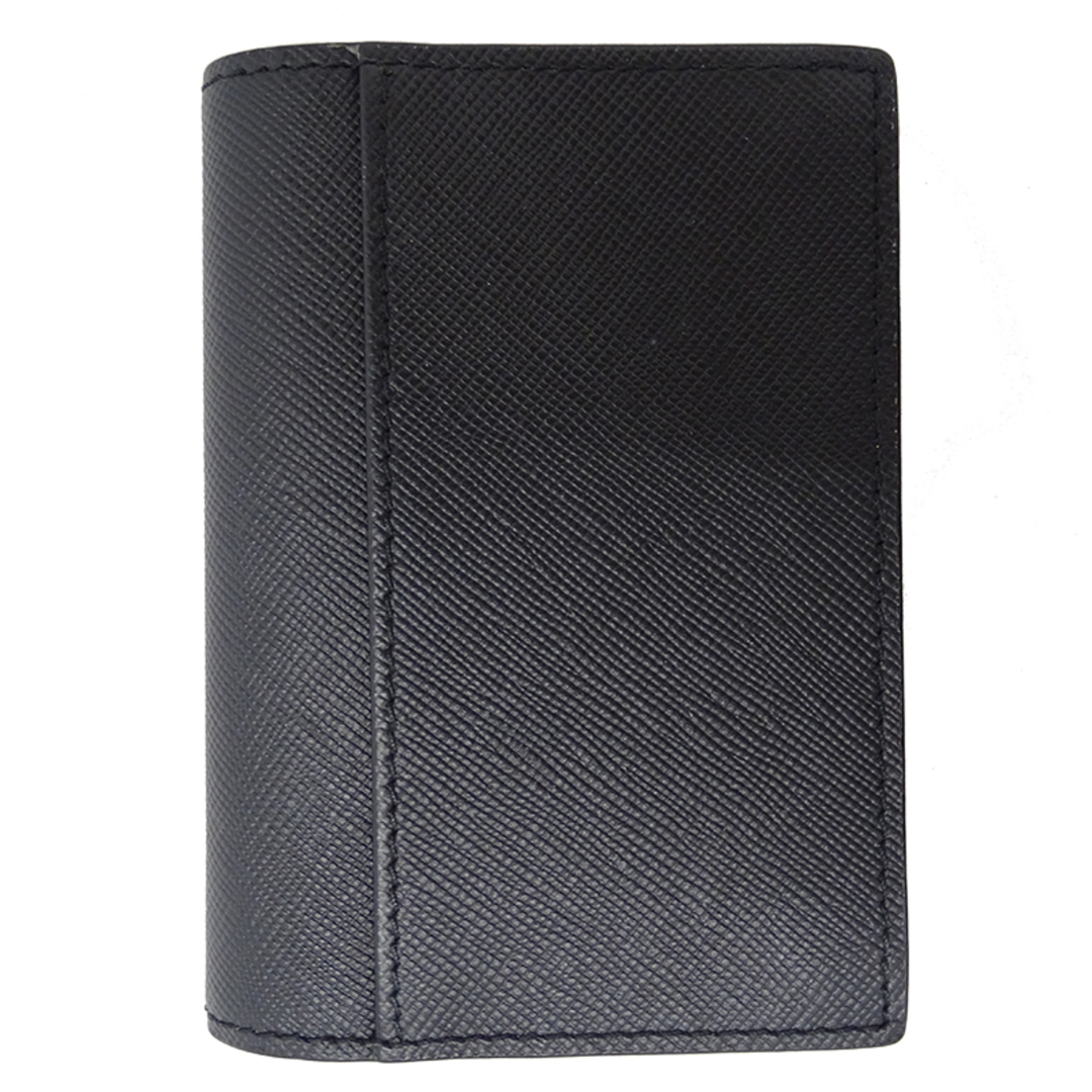モンブラン MONTBLANC カードケース 名刺入れ クロコ 型押し 黒 モンブラン MONTBLANC カードケース 名刺入れ クロコ 型押し 黒