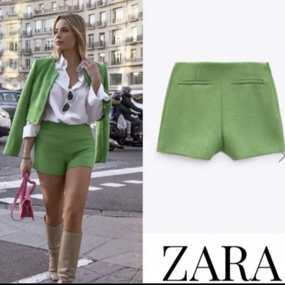 ZARA - ZARA テクスチャーショートパンツの通販 by ♡｜ザラなら