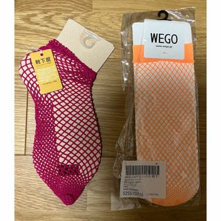 クツシタヤ(靴下屋)の新品　靴下屋　ネットソックス　靴下　ソックス　2足セット(ソックス)