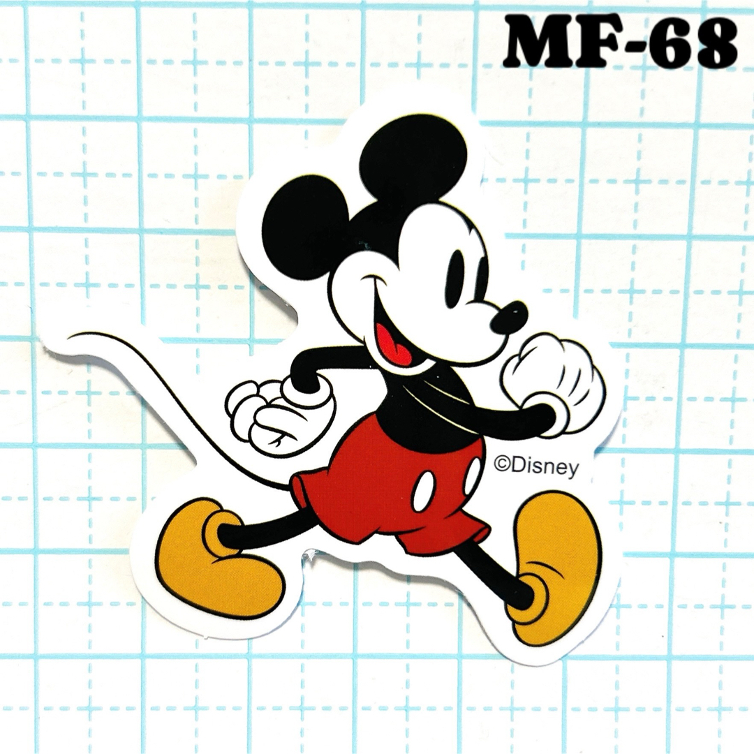 ミッキーマウス(ミッキーマウス)の«mf-68» ミッキー&フレンズ ミッキー 防水加工 ステッカー シール エンタメ/ホビーのおもちゃ/ぬいぐるみ(キャラクターグッズ)の商品写真