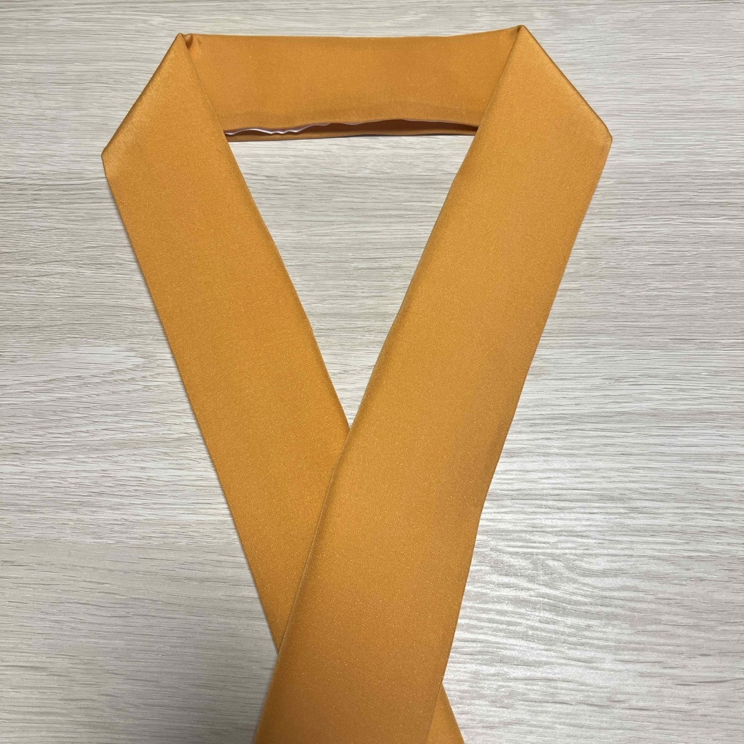 伊達襟　山吹色　中古