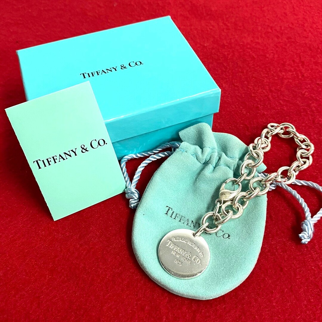 正規店仕入れの 箱 美品 極 - Co. & Tiffany 袋付 ティファニー TIFFANY&Co. バングル