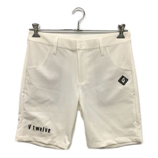 ヴィトゥエルヴ(V12)のcoco 未使用品 ヴィ・トゥエルヴ V12 メンズ ハーフパンツ M 白 ホワイト ストレッチ 2023モデル(ウエア)