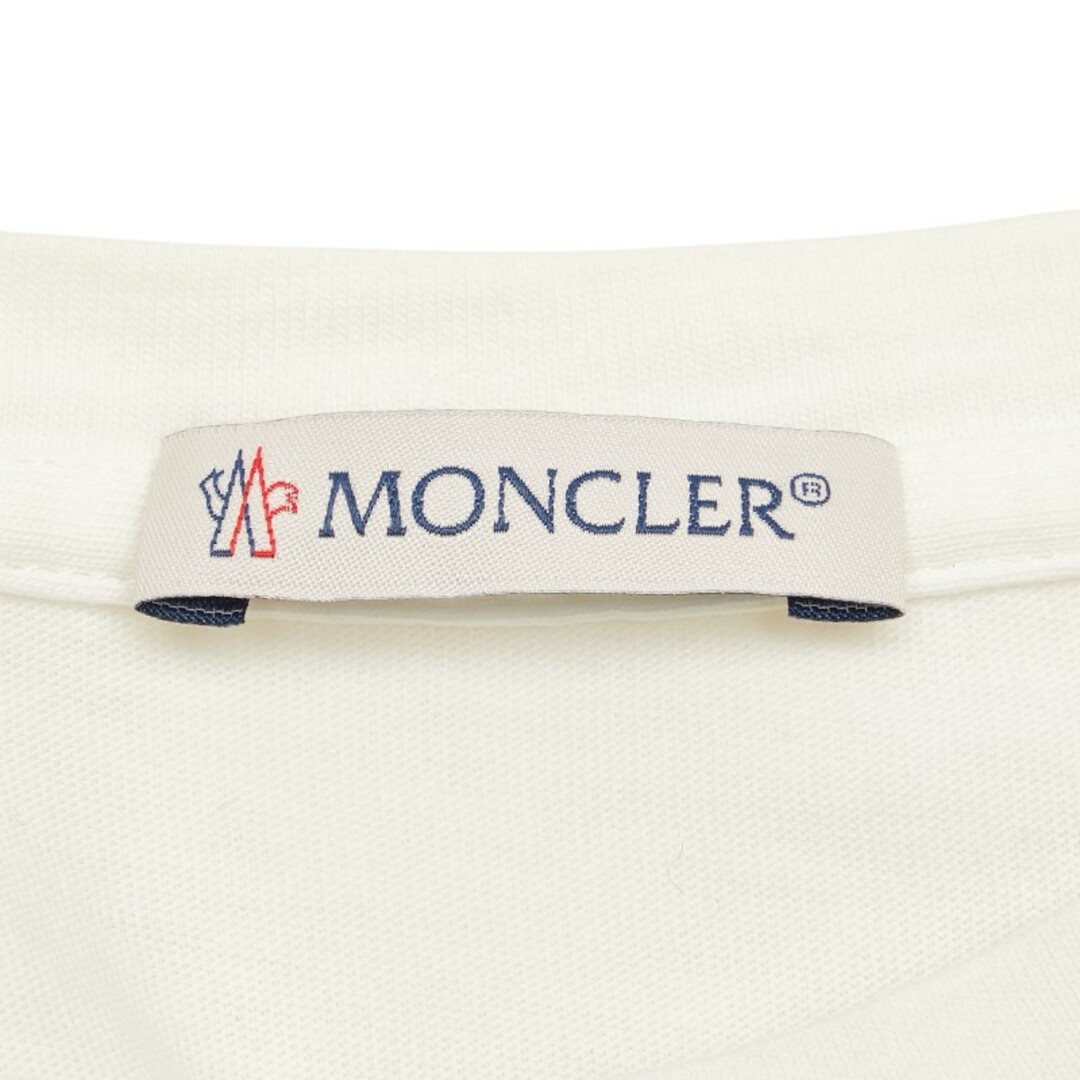MONCLER - 美品 モンクレール ロゴミニワッペン 半袖Tシャツ MONCLER - 美品 モンクレール ロゴミニワッペン 半袖Tシャツ