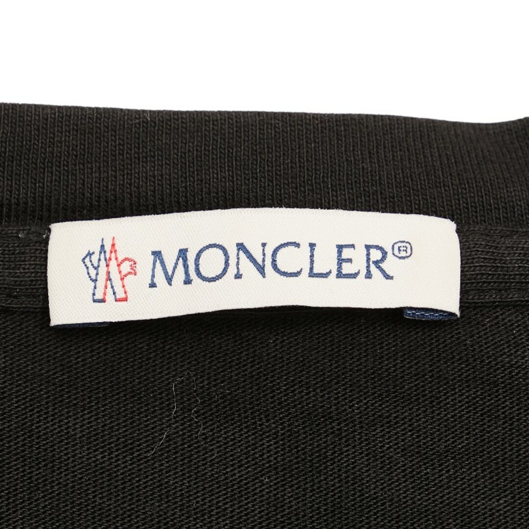 MONCLER - 美品 モンクレール ロゴミニワッペン 半袖Tシャツ MONCLER - 美品 モンクレール ロゴミニワッペン 半袖Tシャツ